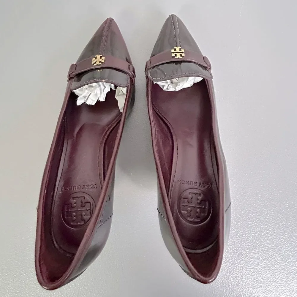 Tory Burch Women’s Burgundy heels Size 6M